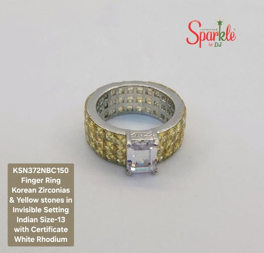 Finger Rings with semiprecious stones & Korean CZ - SparklebyDJ