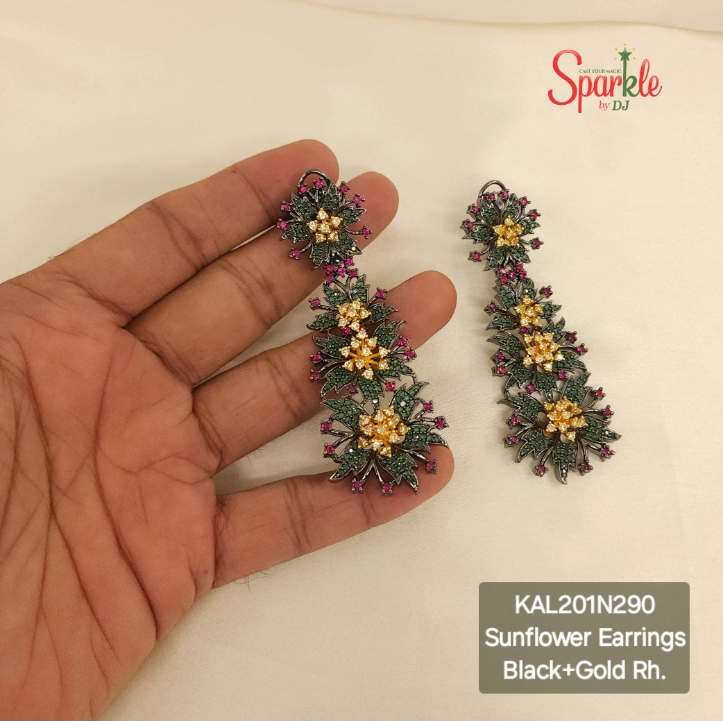 Sunflower Earrings - SparklebyDJ