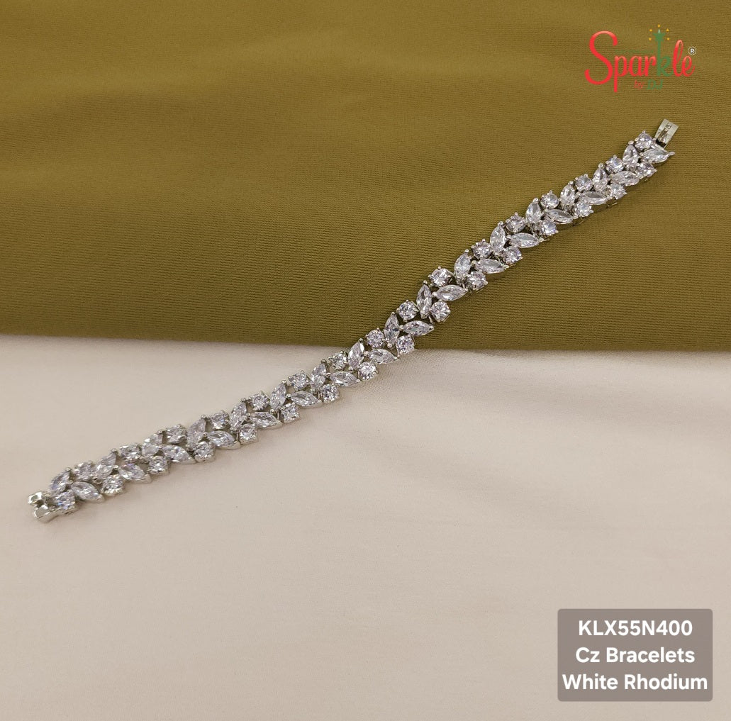 The marquis & round tennis bracelet - SparklebyDJ