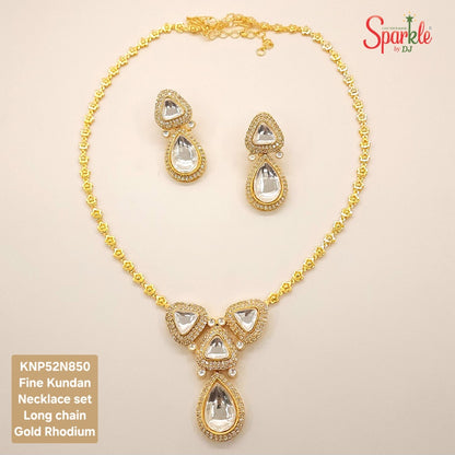 Fine Kundan Pendant Set