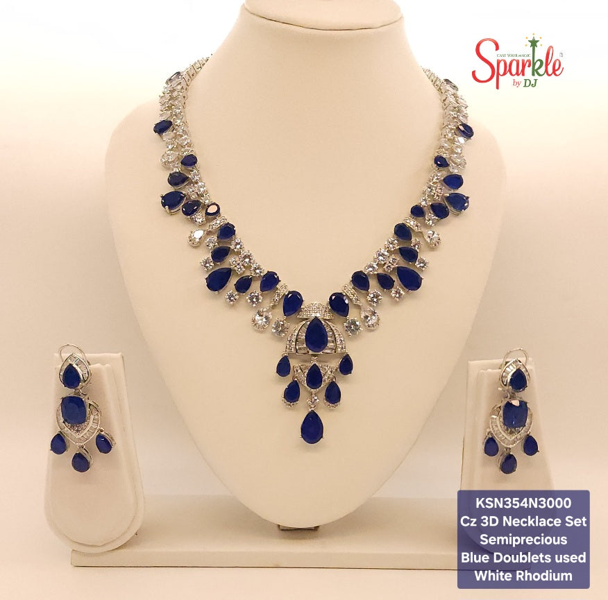 cz necklace set