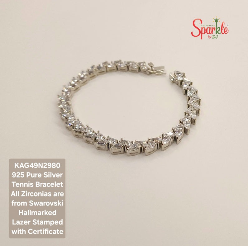 92.5 Pure silver bracelet