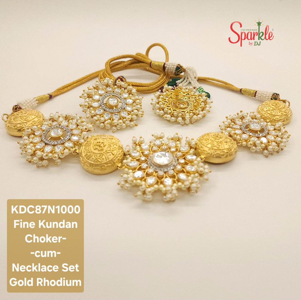 kundan choker set