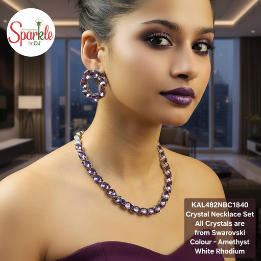 Necklace Sets with original Austrian crystals from Swarovski - SparklebyDJ