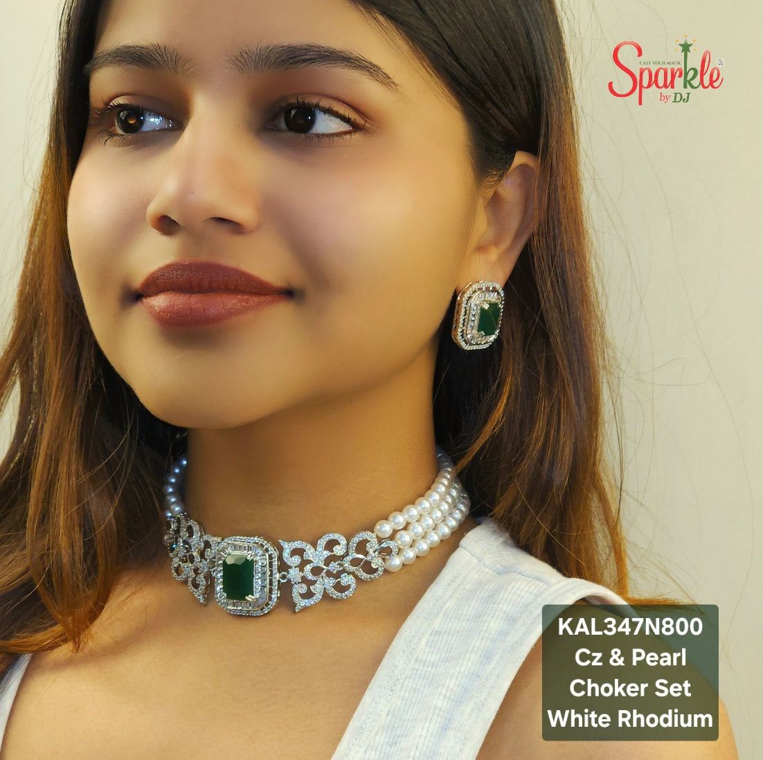 CZ choker set