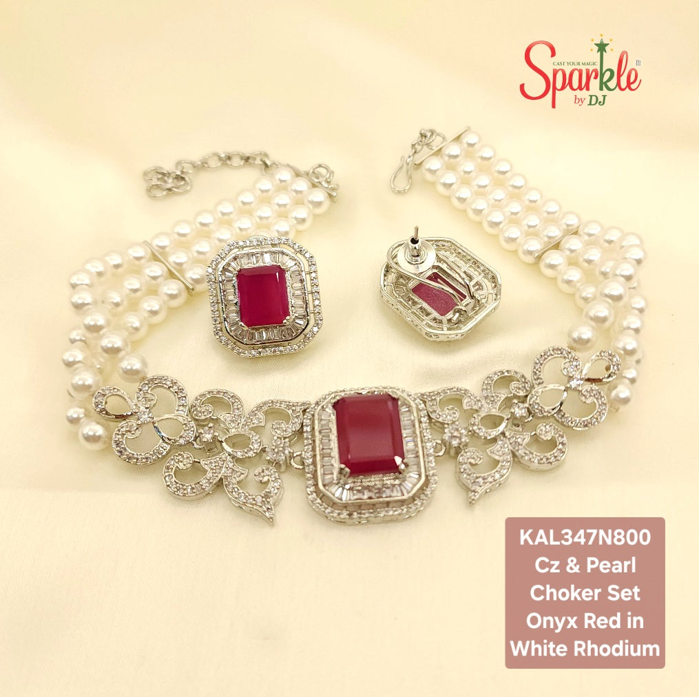 CZ choker set