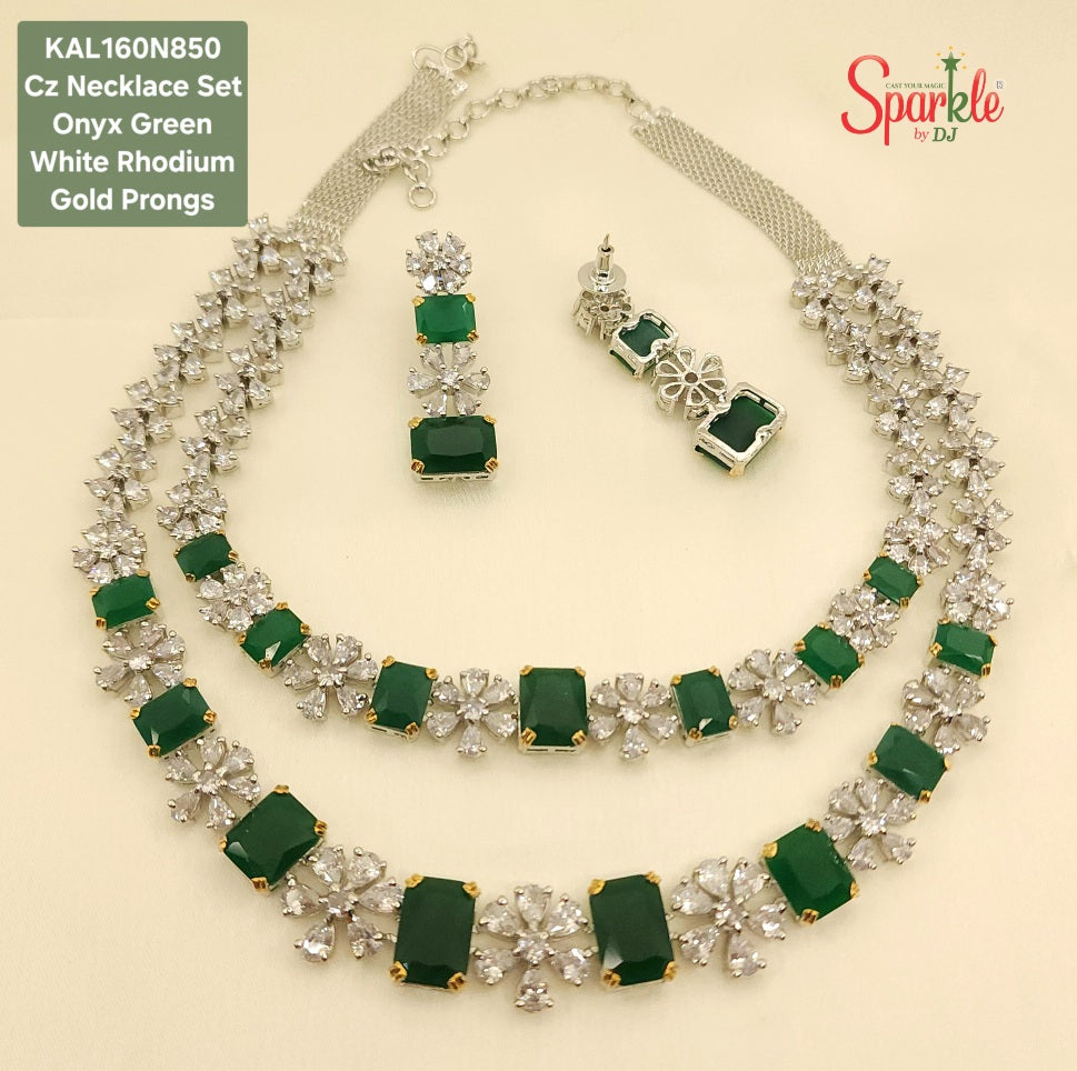 Cz Necklace Set