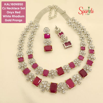 Cz Necklace Set