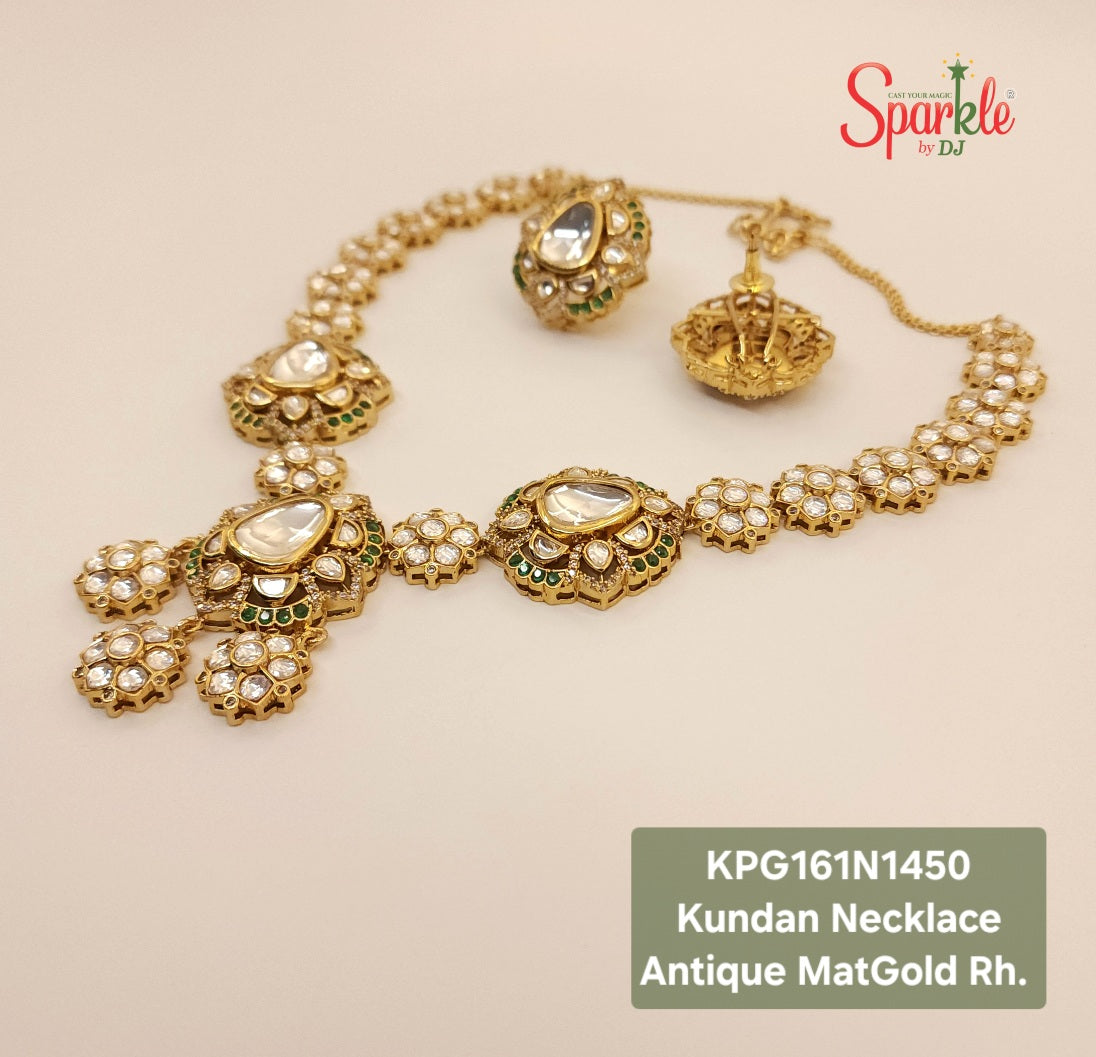 Kundan necklace set