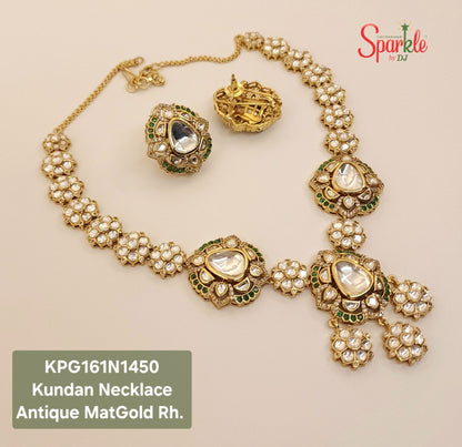 Kundan necklace set