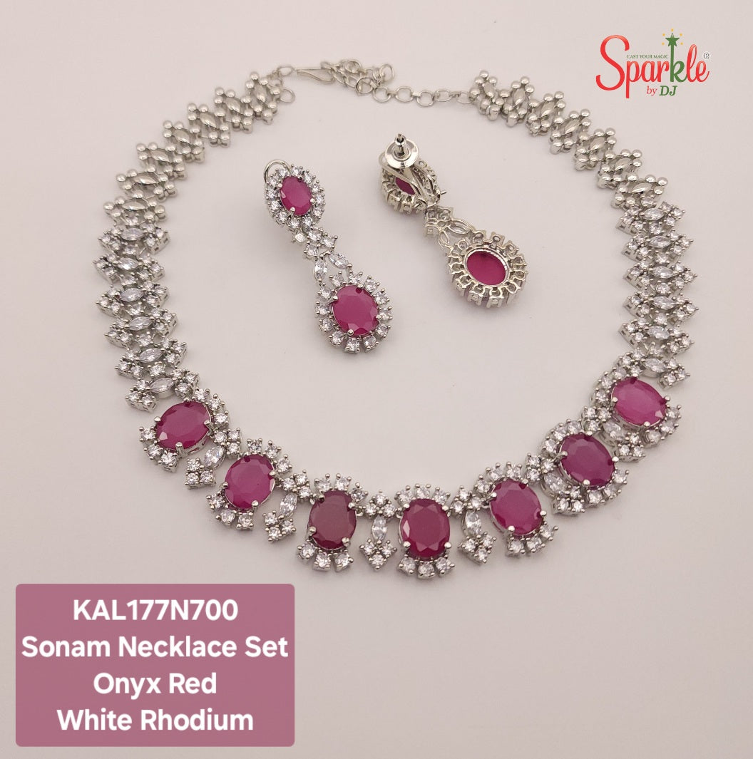 Sonam Cz Necklace Set