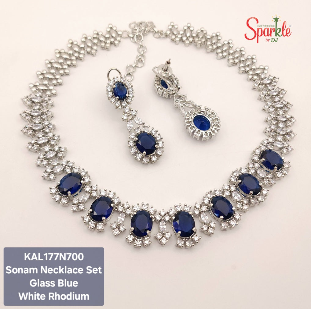 Sonam Cz Necklace Set