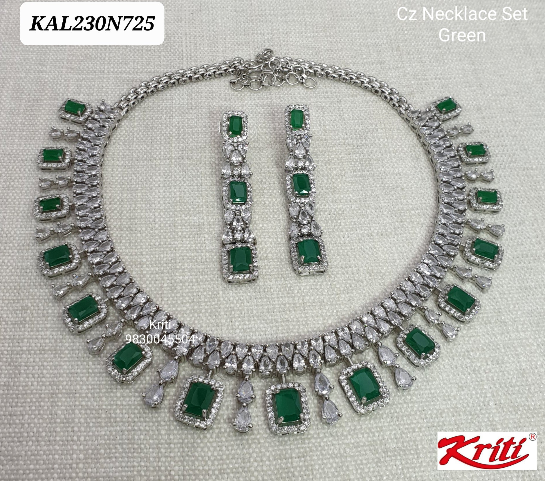 cz jewellery set