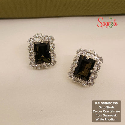 Studs with Austrian crystals from swarovski