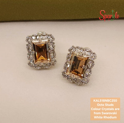 Studs with Austrian crystals from swarovski