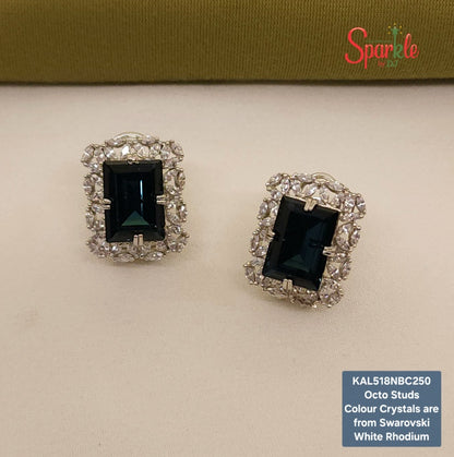 Studs with Austrian crystals from swarovski