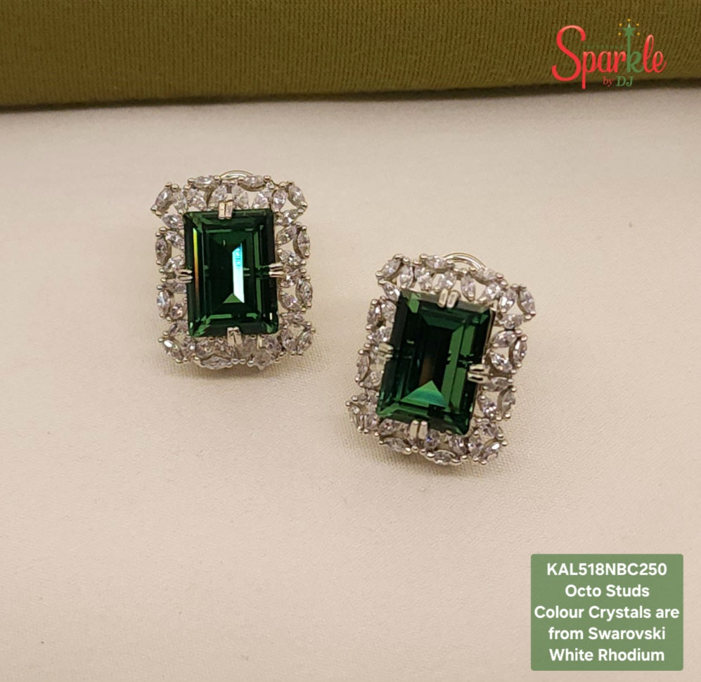 Studs with Austrian crystals from swarovski