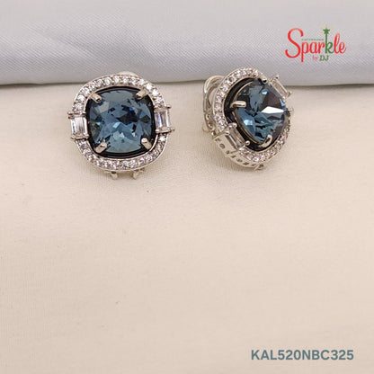 Small Austrian Crystal studs with Mina