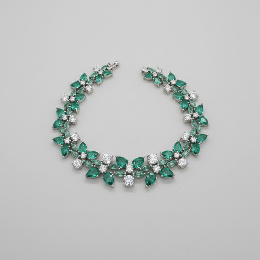 Graphy Tennis Bracelet with AAA quality Cz