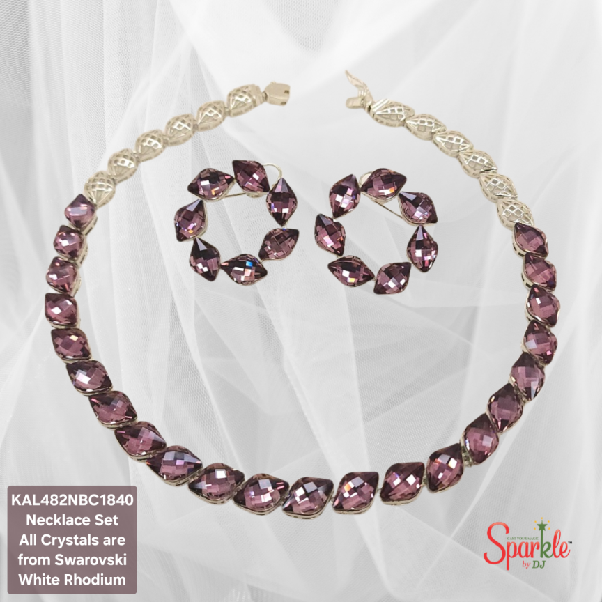 Necklace Set with Austrian crystals