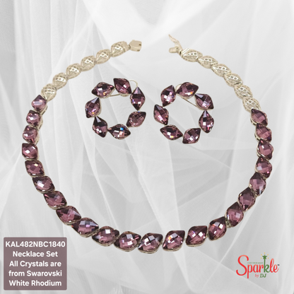 Necklace Set with Austrian crystals