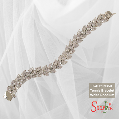 Cubic Zirconia Tennis Bracelet with AAA quality zirconias