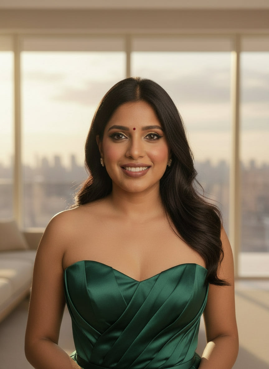 Round kundan-cz tops with pearls