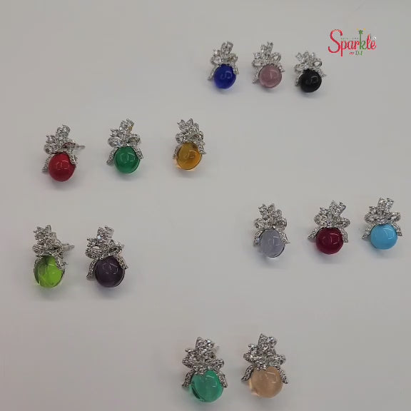 Cz ear studs